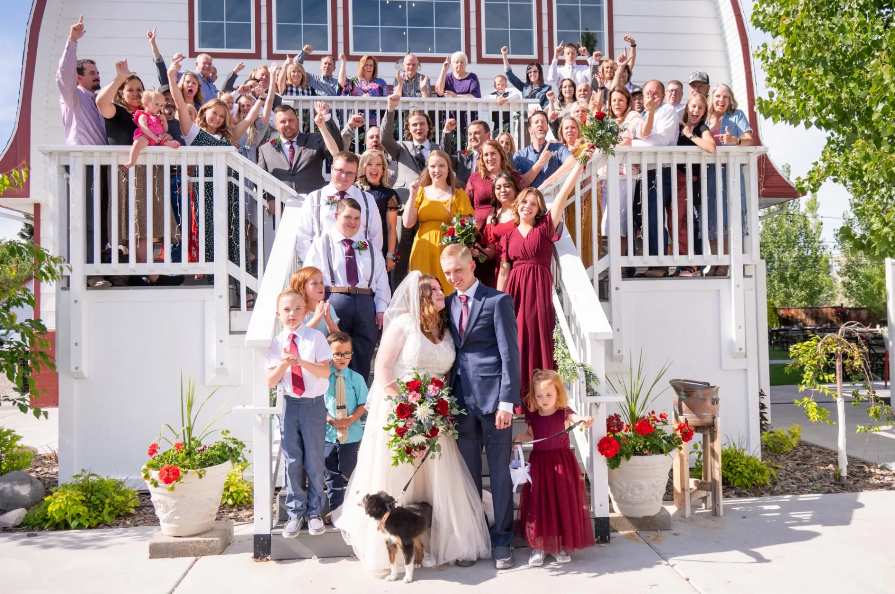 The Barn on 1st wedding in Idaho Falls
